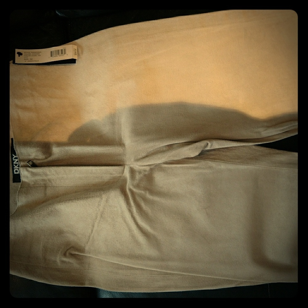 DKNY suede pants